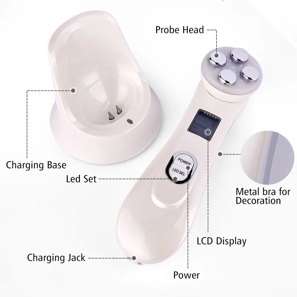 5 - in - 1 LED Skin Tightening Beauty Device - 