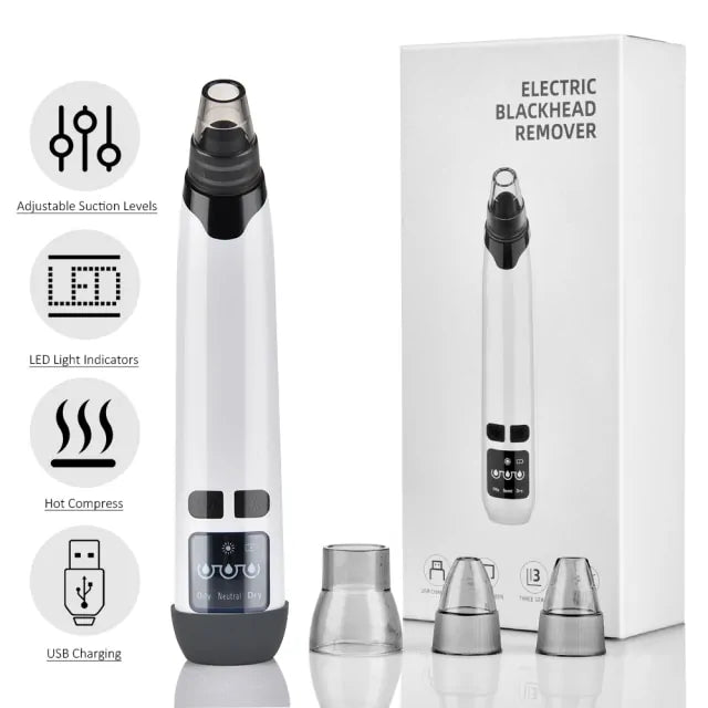 Blackhead Remover Vacuum Acne Pimple Black Spot - Organic Beauty Solution