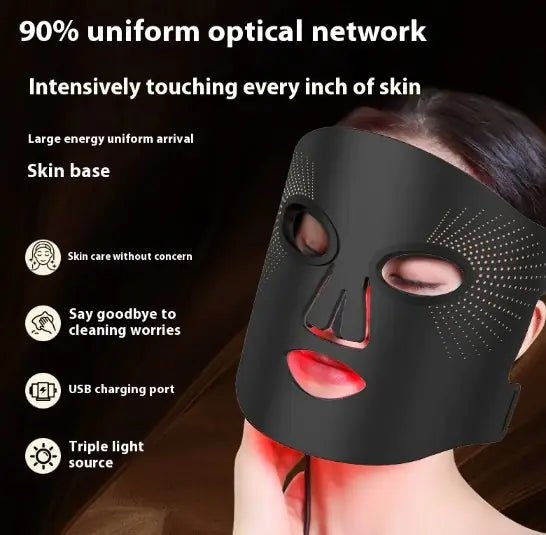 Facial Silicone Photon Mask Device - 