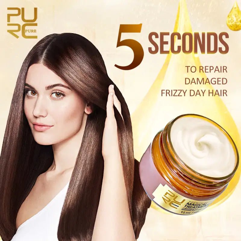 Magical Treatment Hair Mask Keratin Straighten - Organic Beauty Solution - 