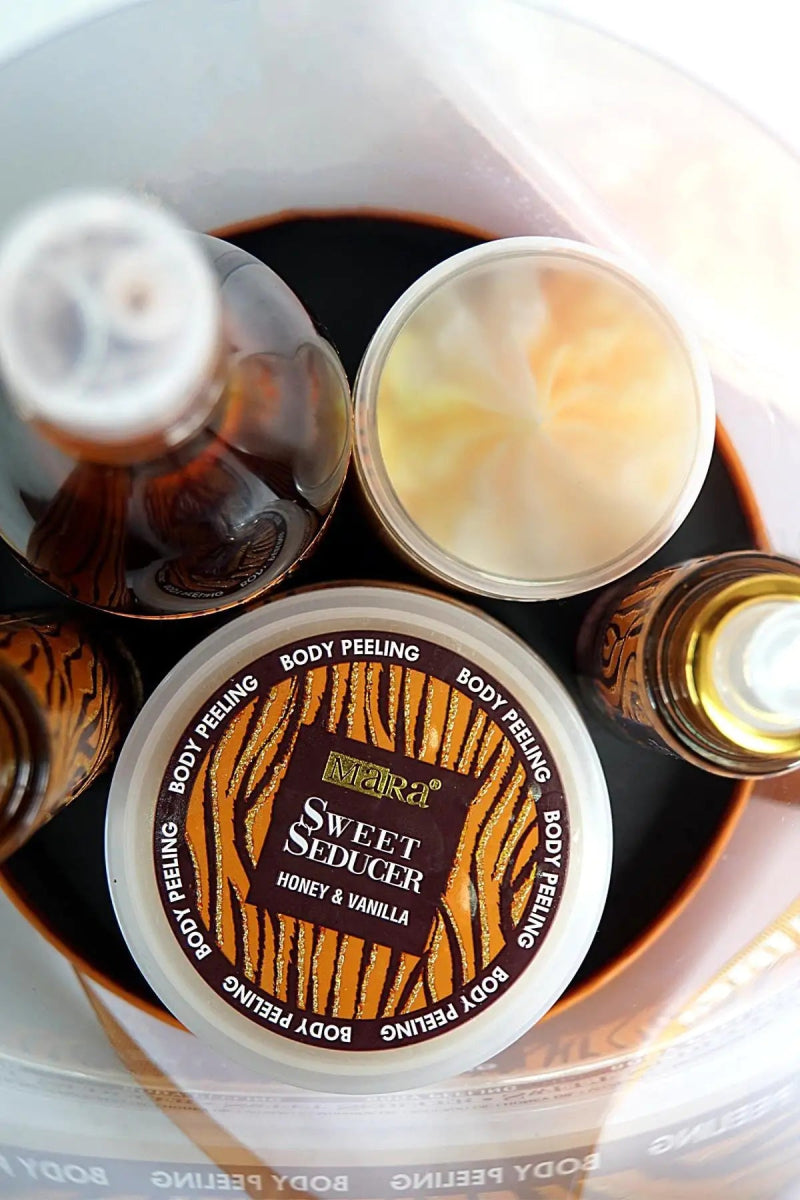 Mara Sweet Seducer Honey Vanilla 5 - Piece Body & Skin Care Set - Organic Beauty Solution