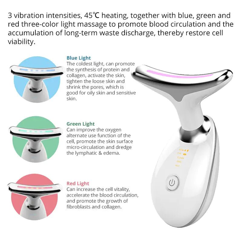 Neck Anti Wrinkle Face Beauty Device - 