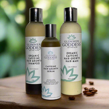 Organic Caffeine Hair Growth Trio - Organic Beauty Solution