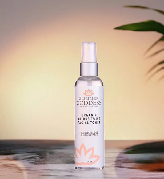 Organic Citrus Twist Facial Toner Mist w/ Aloe Vera - Organic Beauty Solution