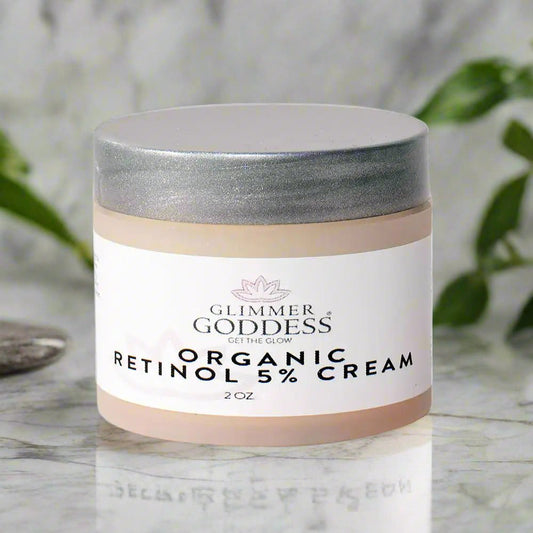 Organic Retinol Cream 5% - Nightly Skin Brightener - Organic Beauty Solution