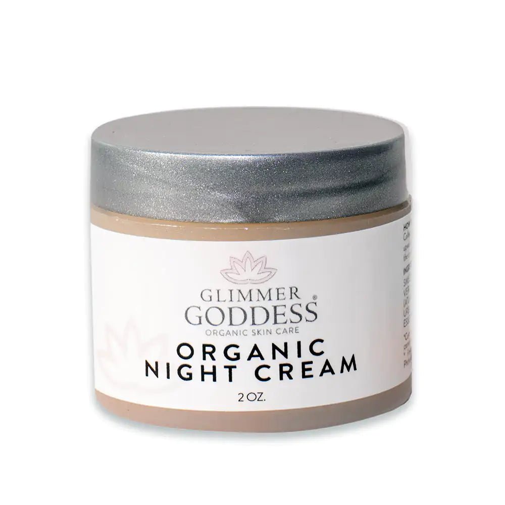 Organic Skin Renewal Night Face Cream - Hydrates & Lifts - Organic Beauty Solution