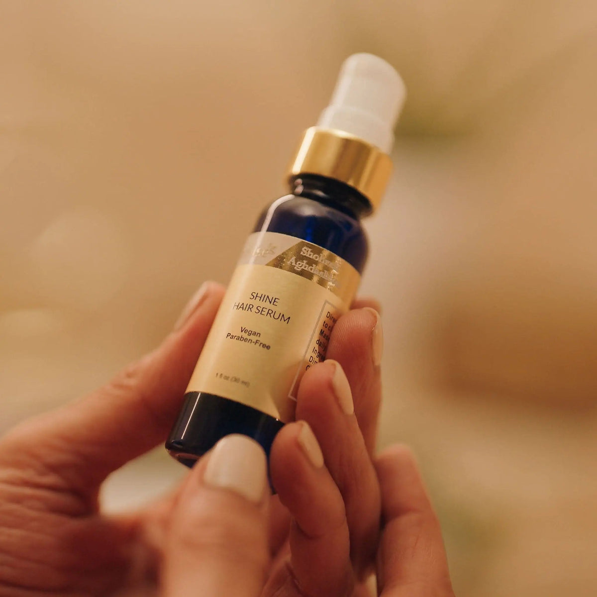 Shohreh Aghdashloo's Shine Hair Serum - Organic Beauty Solution