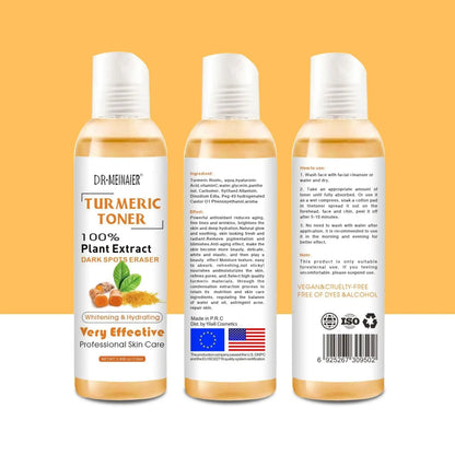 Turmeric Moisturizing Toner Acne Remover - Organic Beauty Solution