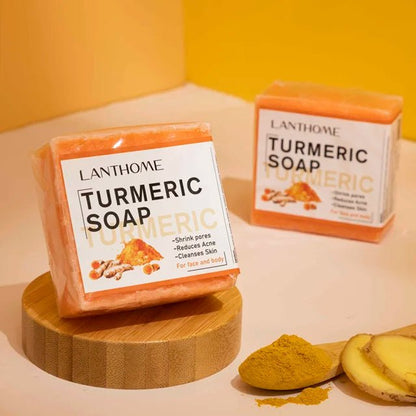 Turmeric Soap Face Cleansing Anti Acne - Organic Beauty Solution