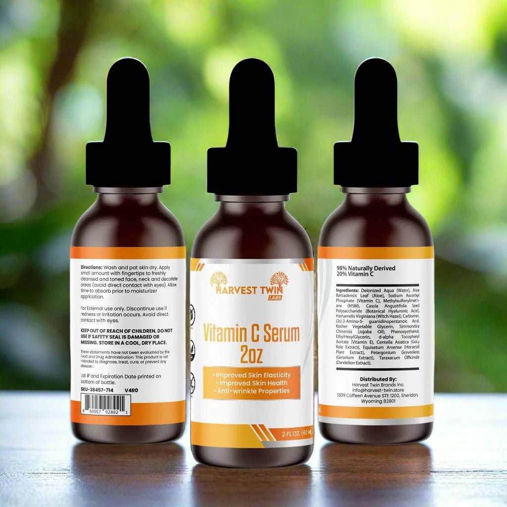 Vitamin C Serum 2oz anti - aging for skin health - Organic Beauty Solution